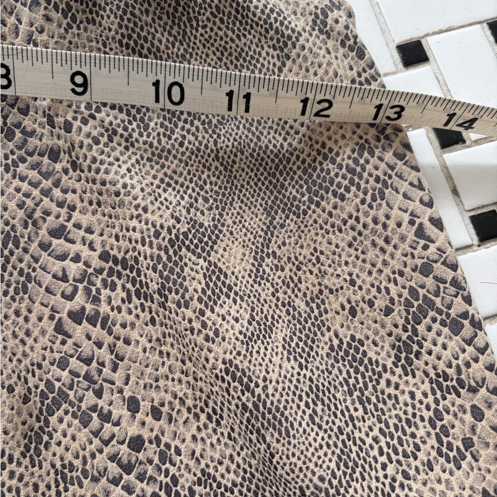Zara Beige and Black Patterned Trousers - Picture 5 of 6